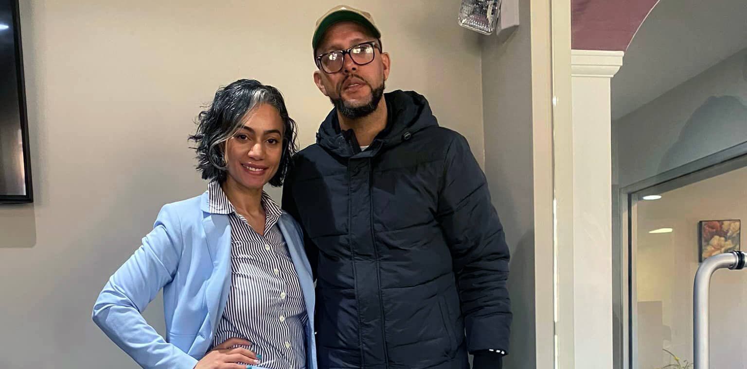 Belma Medeiros with Zé Luís Solidário in Cabo Verde