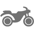 A motorcycle is shown in this picture.